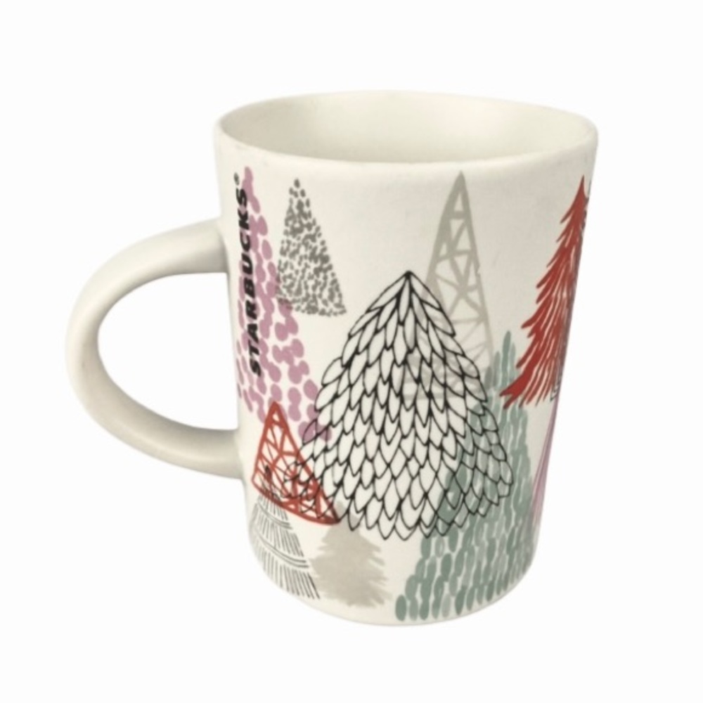 Starbucks 2017 Holiday Christmas Trees Mug